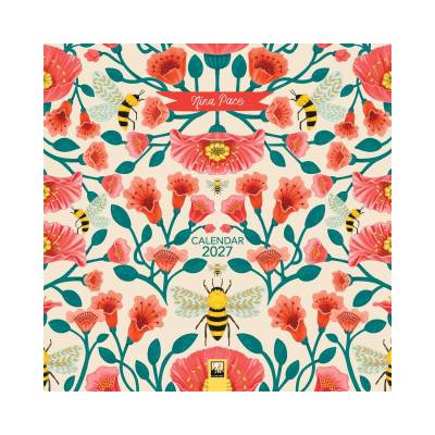 Flame Tree Publishing Nina Pace Wall Calendar 2027 (Art Calendar) | WALL