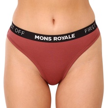 Mons Royale Dámská tanga merino 1003111015240 růžová