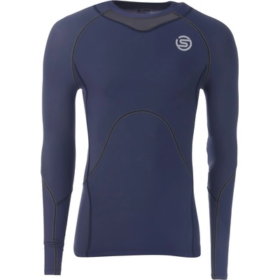 Skins Men's Series3 Long-Sleeve Baselayer Top - Navy