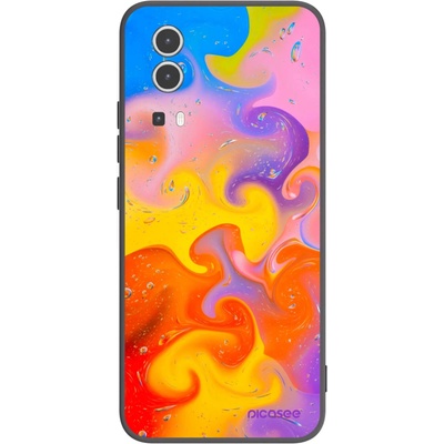 Pouzdro Picasee silikonové Vivo Y72 5G - Bubbles černé