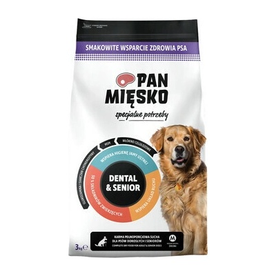 Pan Mięsko Speciální potřeby Dental and Senior M 3 kg