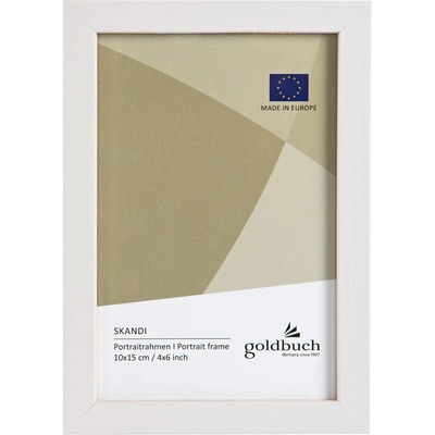Goldbuch Дървена рамка за снимки Goldbuch Skandi - Бяла, 10 x 15 cm (900992)