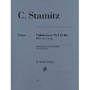 Violakonzert Nr. 1 D-Dur, Klavierauszug | Carl Stamitz, Norbert Gertsch (ISBN: 9790201807584)