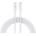LMP USB4 USB-C to USB-C Cable, 8K, 60W, 20Gbps - USB4 кабел за устройства с USB-C порт (300 см) (бял)
