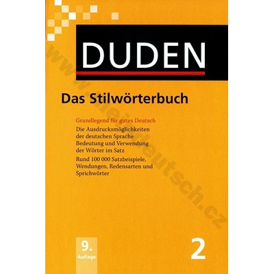 Duden in 12 Bänden - Das Stilwörterbuch Bd. 02, 9. vydání 2010