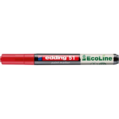 edding Лаков маркер, 1-2 мм, edding "51", червен 4-51-002 (4-51-002)