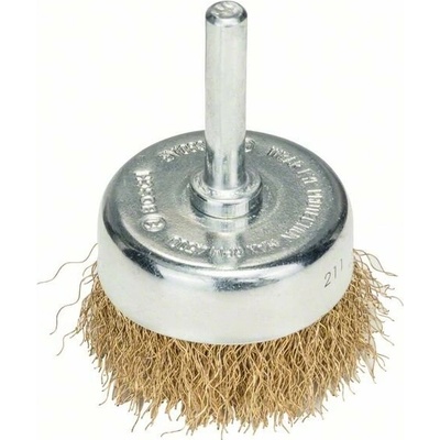 BOSCH Črepníková kefa, zvlnený drôt, 50×0,2 mm, mosadzný povrch 50 mm, 0,2 mm 2608622008