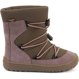 Froddo Детски боси зимни обувки froddo tex track wool, тъмнорозови - 29