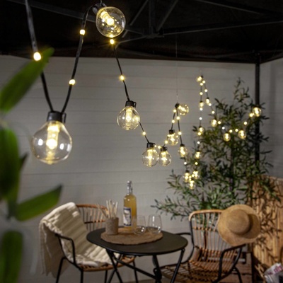 STAR TRADING LED pohádková světla Bolla, čirá, plast Délka 5,3 m 20-fl. - 473-14