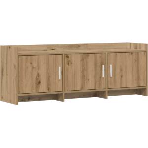 vidaXL ТВ шкаф 130 x 33 x 47 см Дъб артизан Инженерна дървесина (8011202)