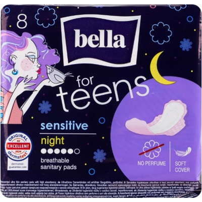 Bella For teens night sensitive ultratenké vložky 8 ks