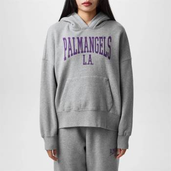 Palm angels Суичър PALM ANGELS College Hoodie - Grey/Violet