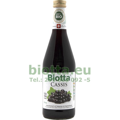 Biotta BIO šťáva černý rybíz 0,5 l