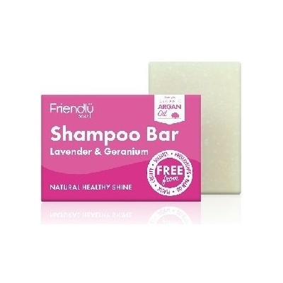 Friendly Soap prírodné mydlo na vlasy Levanduľa a pelargónia 95 g