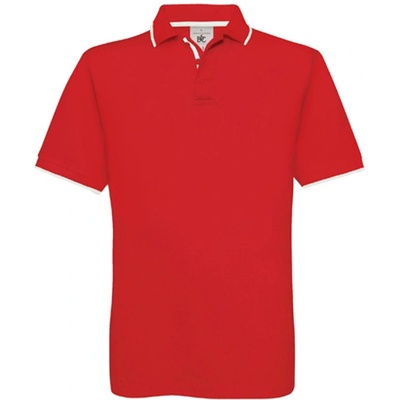B&C pánska polokošeľa PU413 red