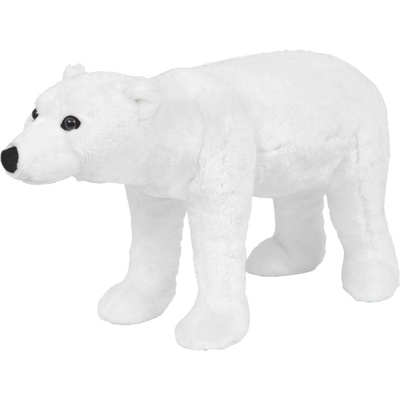 vidaXL Плюшена детска полярна мечка бяла XXL (91337)