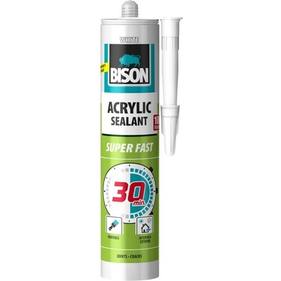 Bison Acrylic Super Fast 300 ml bílá