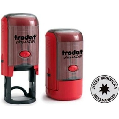 Trodat Printy 46019 Ø 19mm odtlačok čierny