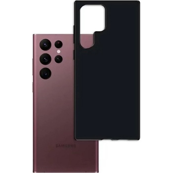 3mk Protection Калъф за Samsung Galaxy S23 Ultra, термополиуретанов, 3MK Matt Case, удароустойчив, черен
