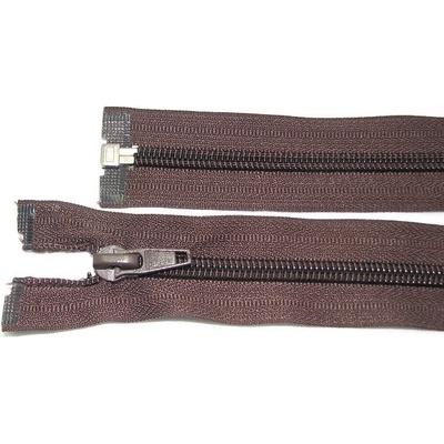 Zips špirála deliteľný 5mm - dĺžka 40cm,farba tmavo hnedá