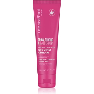 Lee Stafford Grow Strong & Long Styling Cream стилизиращ крем с протеин 100ml