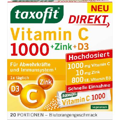 taxofit® Витамин c 1000 + цинк + d3 директ - 20 сашета