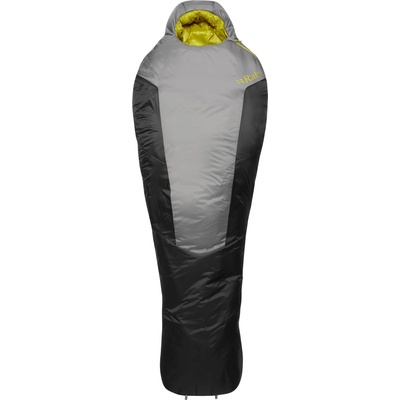 Rab Синтетичен спален чувал Rab Solar Ultra 2 Synthetic sleeping bag - Granite - размер bis 200 cm Körperlänge (514-1122-0112)