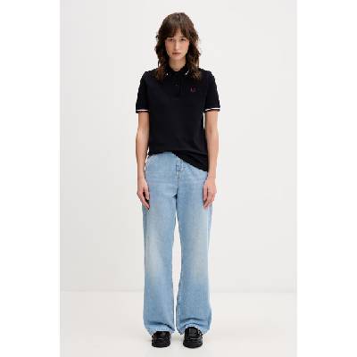Fred Perry тениска с яка дамска от памук (G3600)