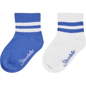Sterntaler Детски спортни чорапи Sterntaler Kids' Short Socks DP Coolmax Ribbed Sports socks - Kobaltblau - размер 19-22 (EU) (201-9299-0212)