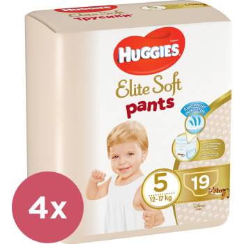 HUGGIES Elite Soft Pants 5 12-17 kg 4x 19 ks