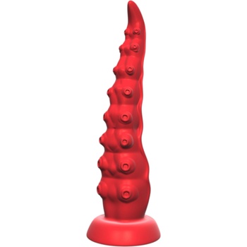 Monster Fuck Вибриращ октопод с дистанционно управление и вендузи (червен)