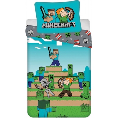 Jerry Fabrics Obliečky bavlna Minecraft We Got This 140x200 70x90