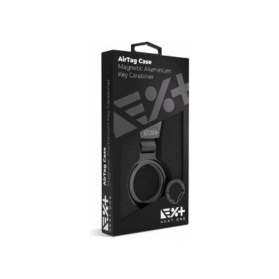 Apple NextOne AirTag Magnetic Aluminium Key Carabiner - Black (atg-alu-blk)