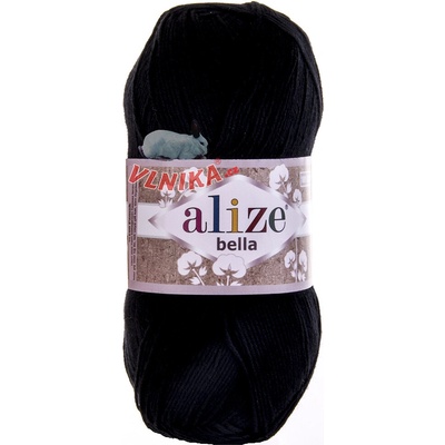 Alize Příze Bella 100 Varianta: 60 černá