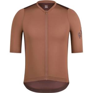 Rapha Мъжка фланелка с къс ръкав за колоездене Rapha Pro Team Training Jersey Cycling jersey - Chestnut Brown / Walnut Brown (056-4403-0212)
