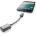 Cellularline Преходник Cellular Line, от USB-C(м) към USB-A(ж), черен