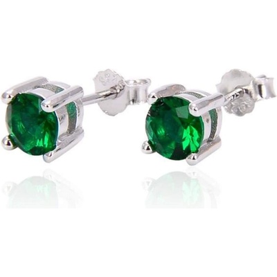 Silenti Jewelry Сребърни обеци "Нежна Приказка" - Син