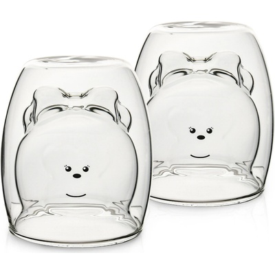 4Home Termo pohár Hot&Cool Lady Bear 2 x 250 ml