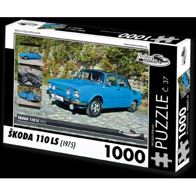 Retro-Auta č. 37 Škoda 110 LS 1975 1000 dílků
