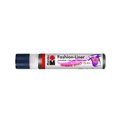 Marabu kontúra na textil trblietavá čierna 25 ml