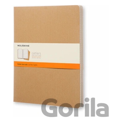 Moleskine Zošity Cahier XXL linajkový 3 ks kartón
