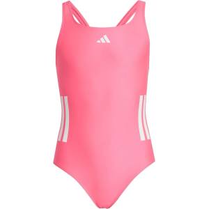 Adidas Детски бански костюм adidas Kid's 3 Stripes Bold Swimsuit - Lucid Pink / White - размер 170 (EU) (750-1881-0418)