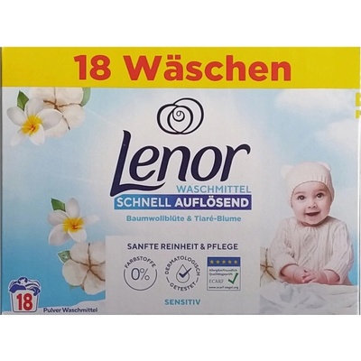 Lenor Sensitiv prací prášek pro děti a alergiky 1,98 kg 36 PD