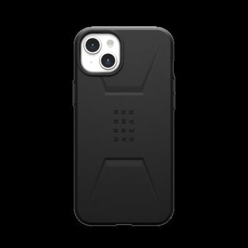 Urban Armor Gear Кейс UAG Civilian Magsafe за iPhone 15 Plus, черен (KXG0074463)