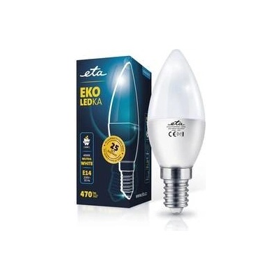 ETA EKO LEDka svíčka 5,5W, E14, neutrální bílá