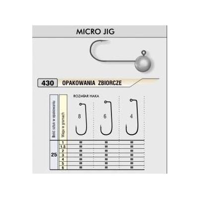 Kamatsu Jigová hlava Micro vel.6 6g 5ks