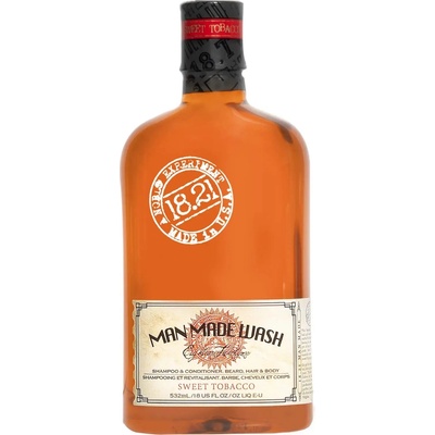 18.21 Man Made Wash Sweet Tobacco sprchový gél 3v1 532 ml