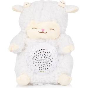 Chipolino Плюш. играчка с проектор/музика "Агънце (pil02506lamb)