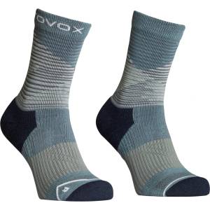 Ortovox Мъжки туристически чорапи Ortovox All Mountain Mid Socks Merino socks - Icy Shore - размер 45-47 (EU) (201-7467-0513)