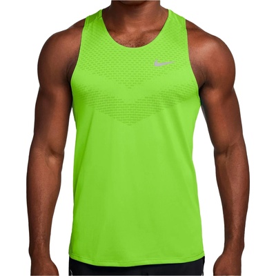 Nike Мъжки потник с широка презрамка Nike Stride Dri-Fit ADV Running Tank Top - Volt Ice / Reflective Silver (216-6300-0411)